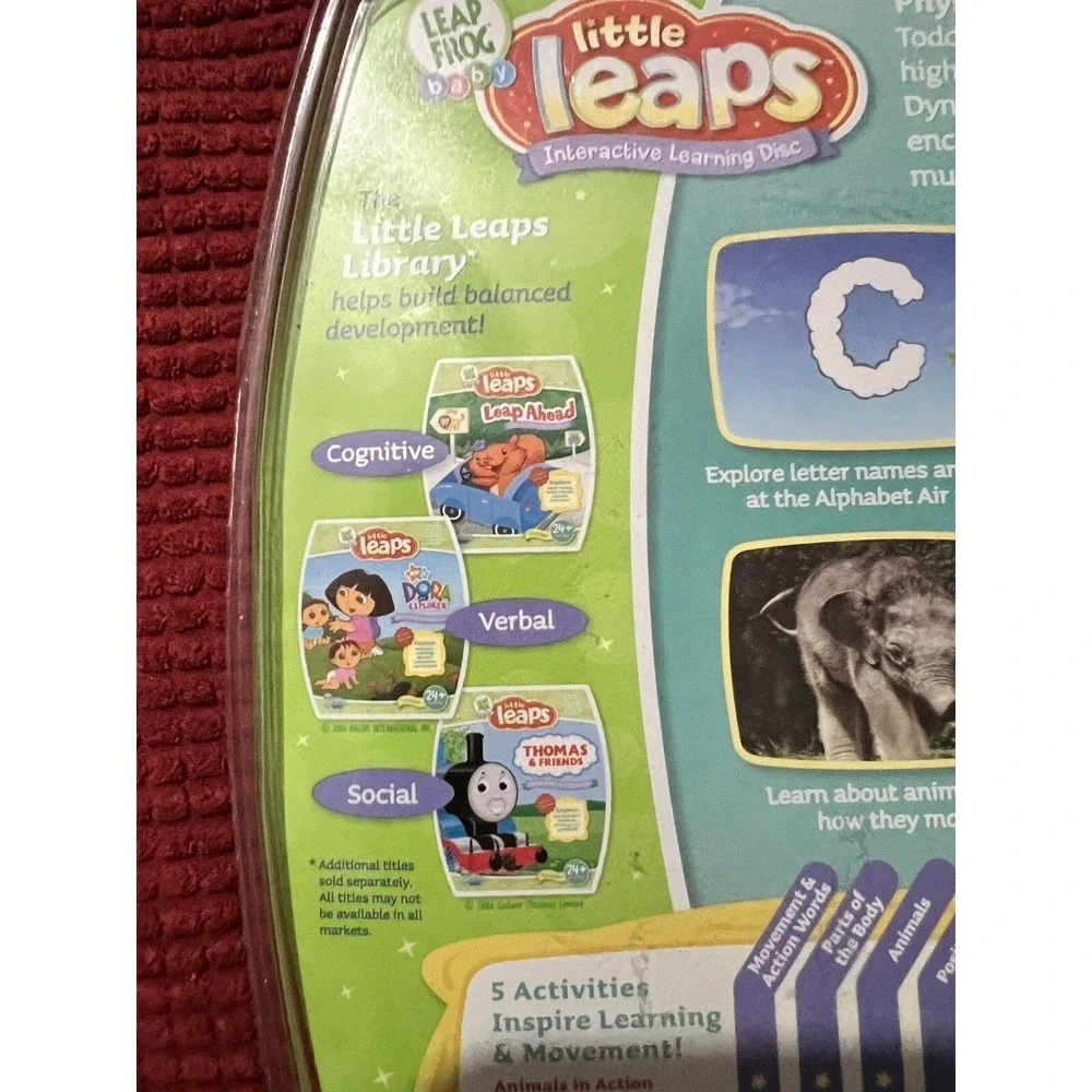 LeapFrog Baby Little Leaps The Backyardigans Leap Ahead Learning Concepts Toy
